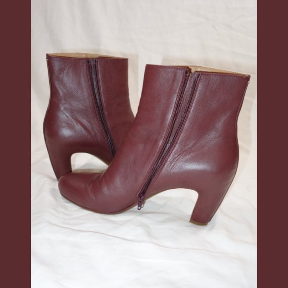 Martin Margiela Red Leather Boots - size 40 - Picture 5 of 11